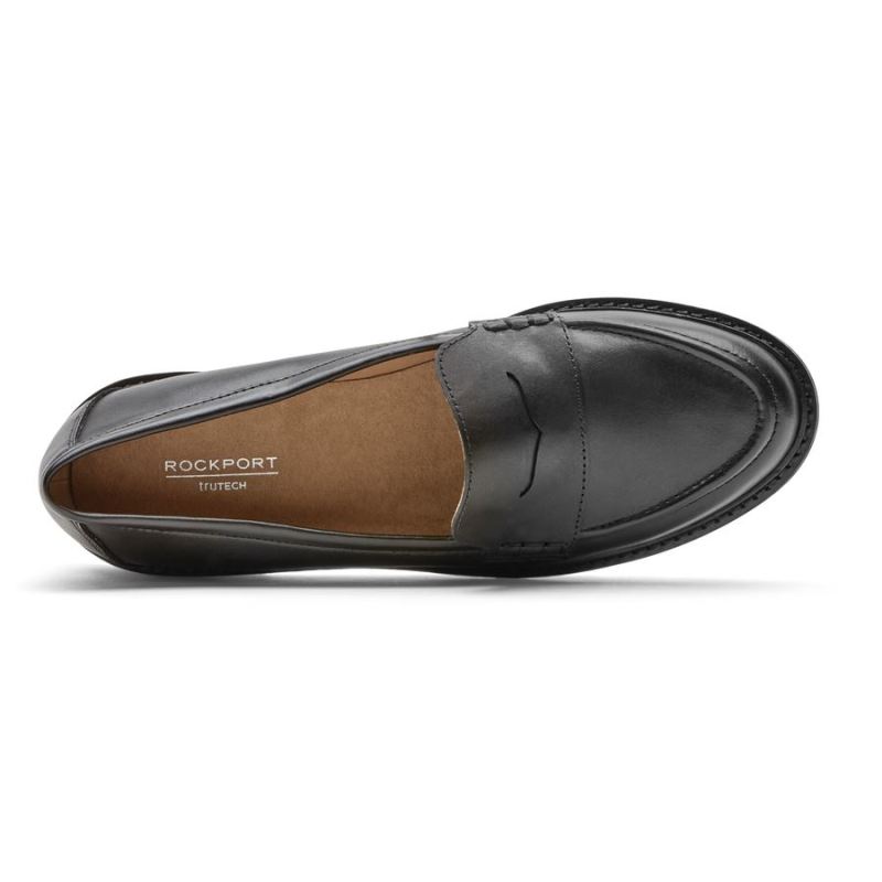 MOCASSINO KACEY PENNY FEMININO ROCKPORT - COURO PRETO