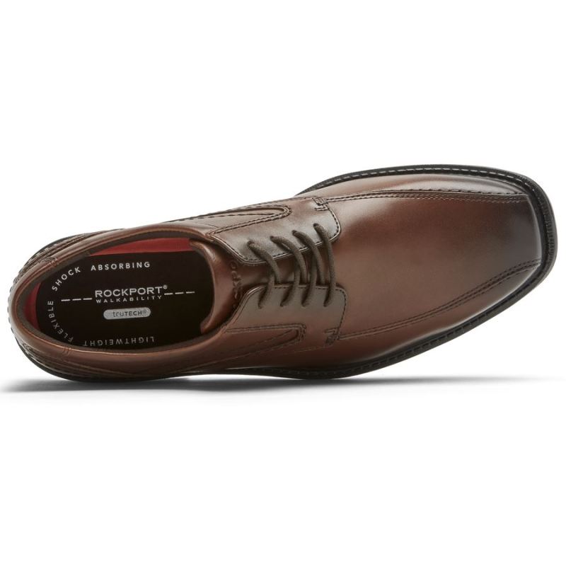 BOTA MASCULINA ROCKPORT STYLE LEADER 2 BIKE TOE - New Brown Gradient