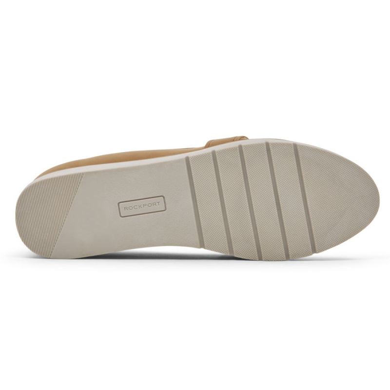 MOCASSINO ROCKPORT FEMININO STACIE PERFURADO - MEL