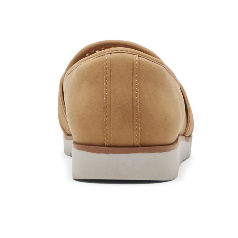 MOCASSINO ROCKPORT FEMININO STACIE PERFURADO - MEL