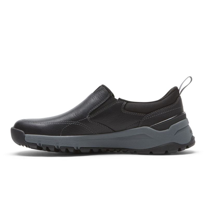 MOCASSINO MASCULINO ROCKPORTGLASTONBURY SLIP-ON - IMPERMEÁVEL - COURO/CAMURÇA PRETO