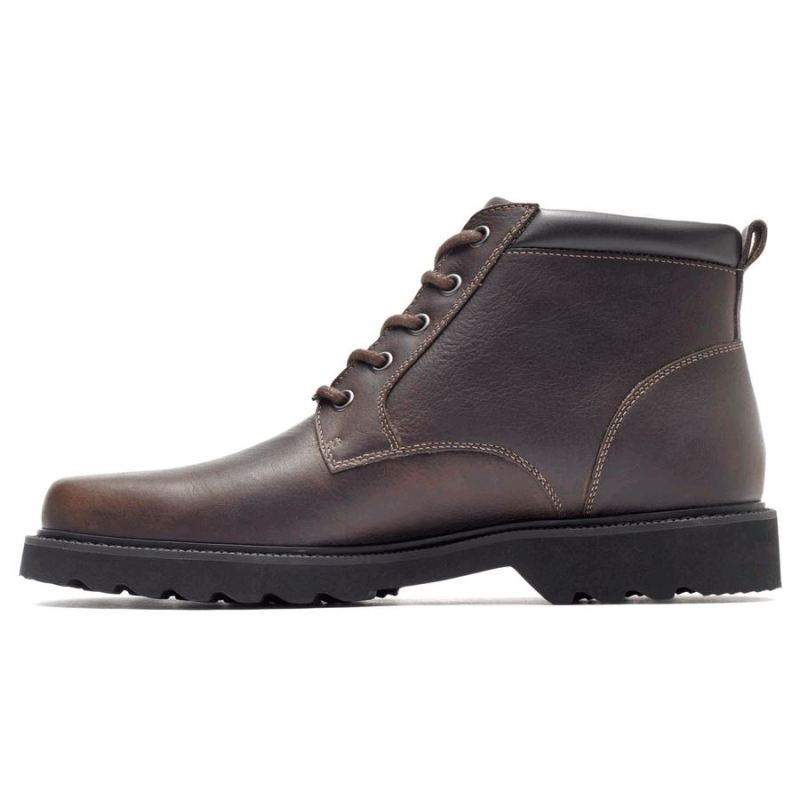 BOTA MASCULINA ROCKPORT NORTHFIELD IMPERMEÁVEL COM BICO LISO - CHOCOLATE