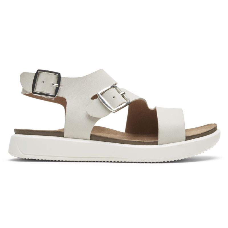 ROCKPORT KELLS BAY ASSIMÉTRICA FEMININA - CINZA CLARO