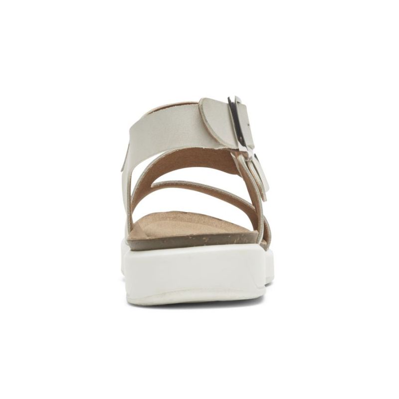 ROCKPORT KELLS BAY ASSIMÉTRICA FEMININA - CINZA CLARO