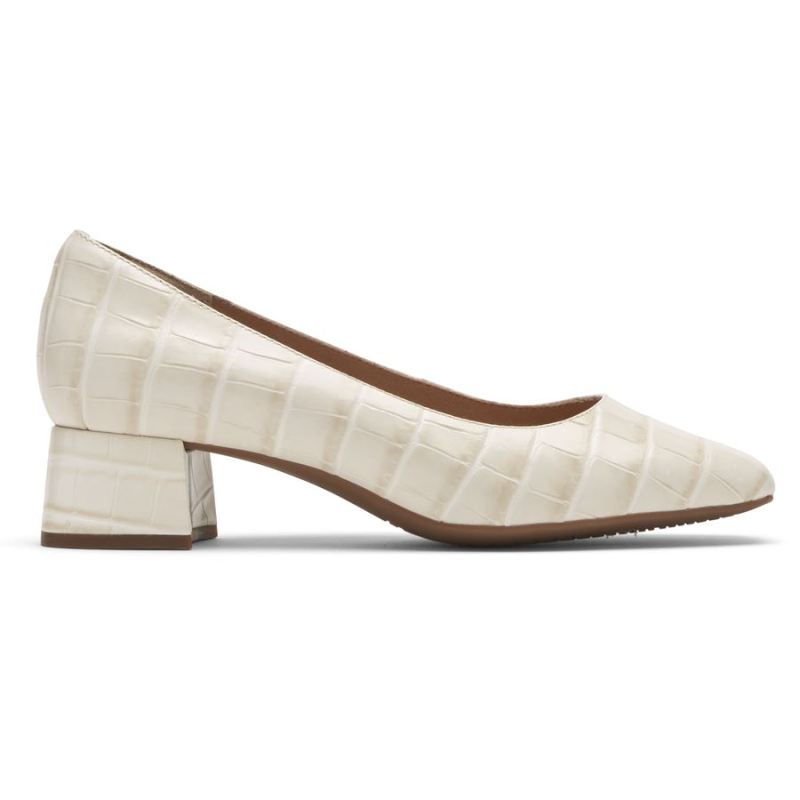 SALTO TOTAL MOTION ESMA FEMININO ROCKPORT - BRANCO-PRETO
