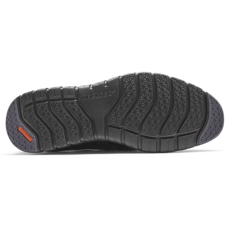 Total Motion Sport Masculina Rockport Biqueira Asa - Preta