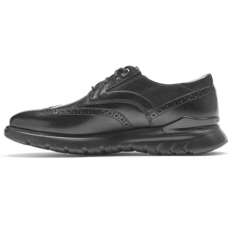 Total Motion Sport Masculina Rockport Biqueira Asa - Preta