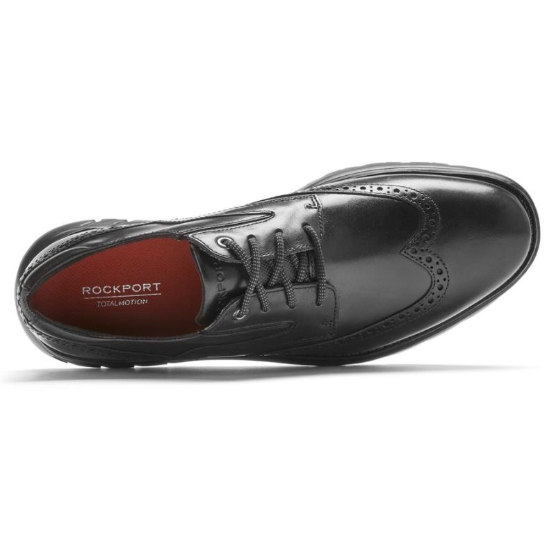 Total Motion Sport Masculina Rockport Biqueira Asa - Preta