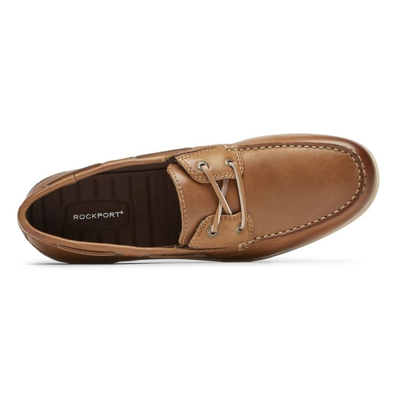Tênis de passeio masculino ROCKPORT MALCOM CAMP - Gengibre