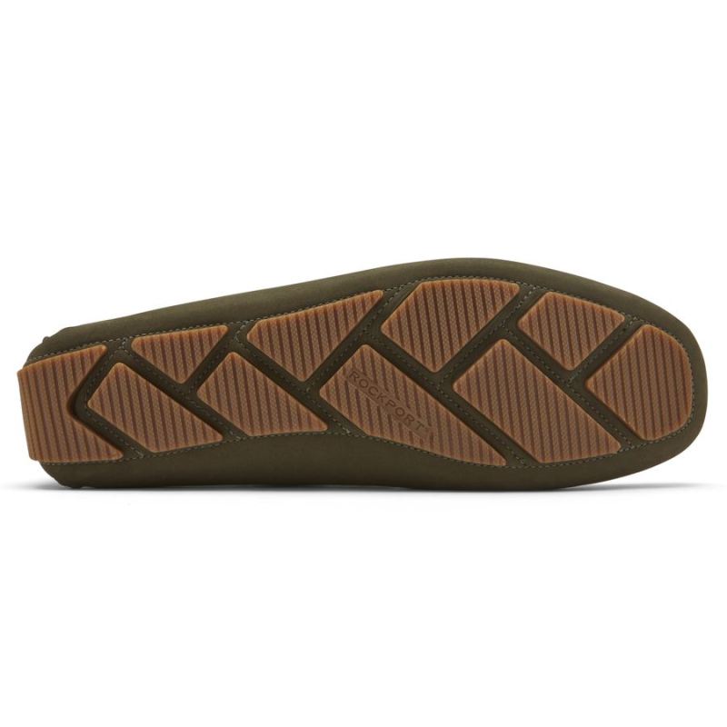 MOCASSINO RHYDER TIE MASCULINO ROCKPORT - AZUL-OLIVANUBUCK