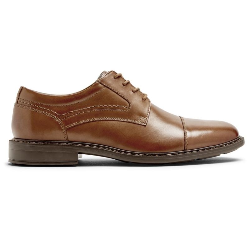BOTA MASCULINA ROCKPORT TANNER OXFORD - CONHAQUE