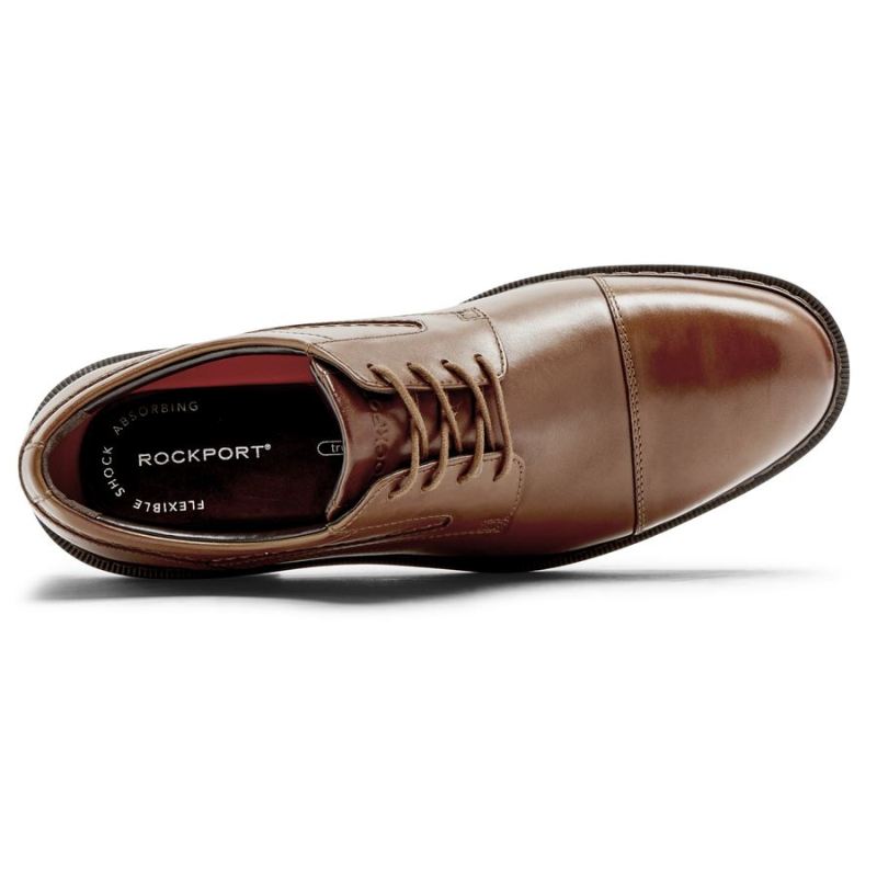BOTA MASCULINA ROCKPORT TANNER OXFORD - CONHAQUE