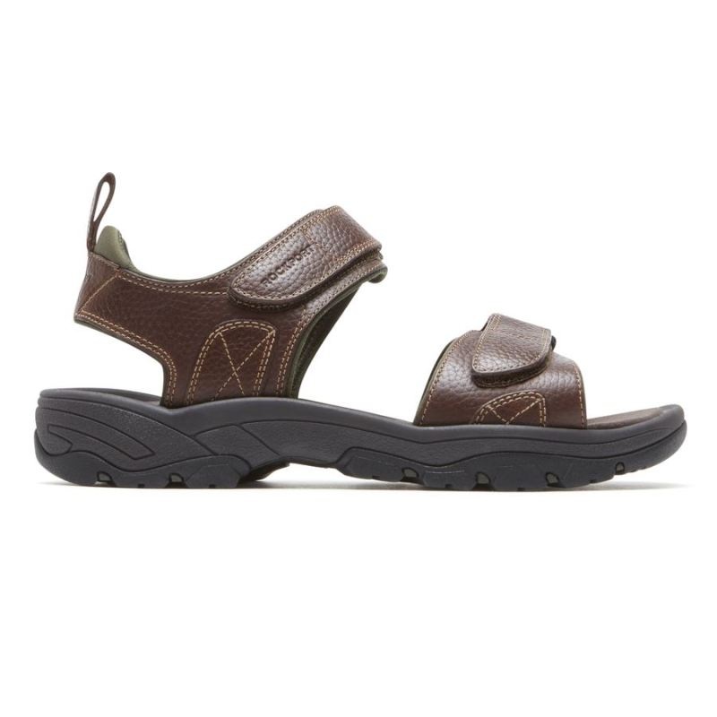 Sandália masculina Rockport Springboro RocklAKE - Marrom